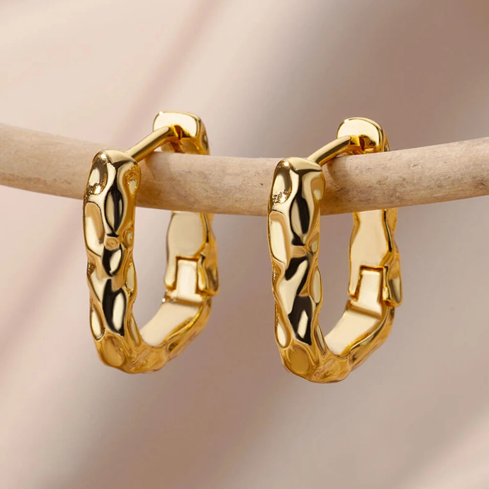 Zircon Hoop Earring