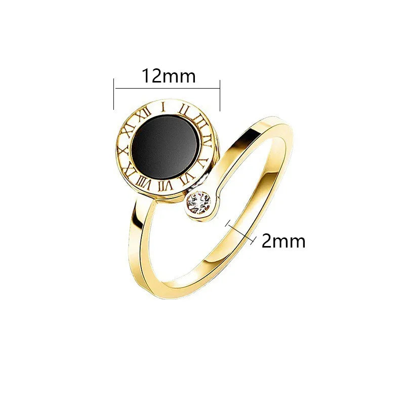 Black Shell Opening Rings