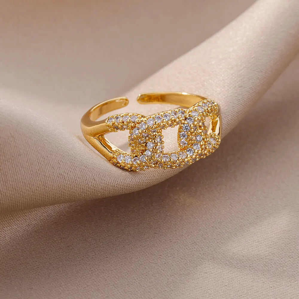 Anillos Cubic Zirconia Finger Ring