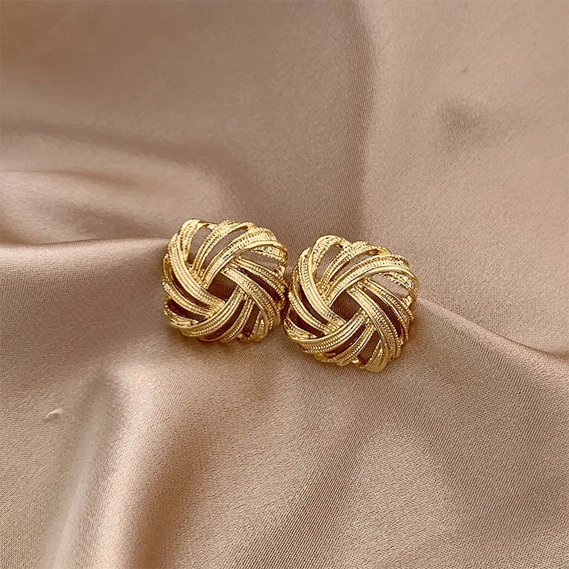Square Clip  Earrings