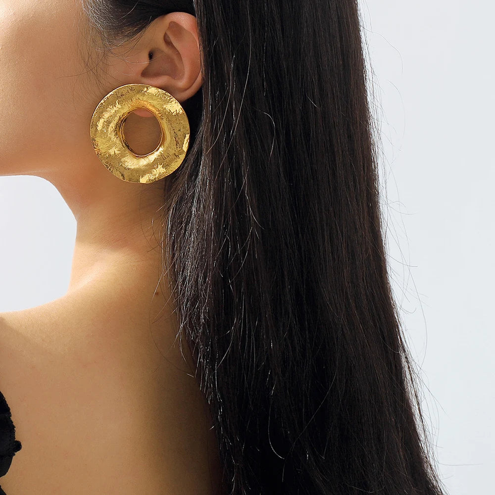 Large Circle Earrings