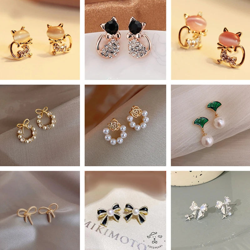 Bowknot  Square Bow Earrings