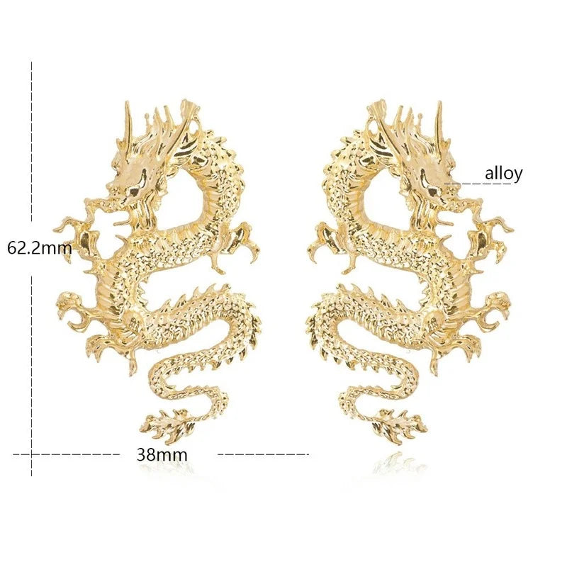 Dragon Stud Earrings