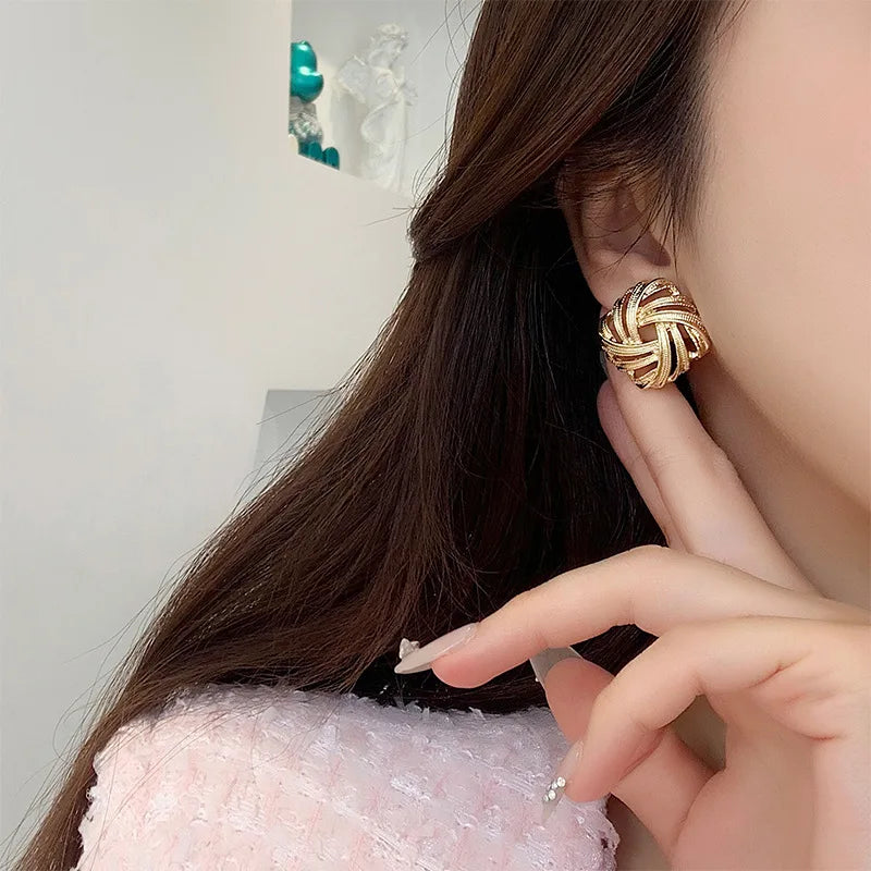 Square Clip  Earrings