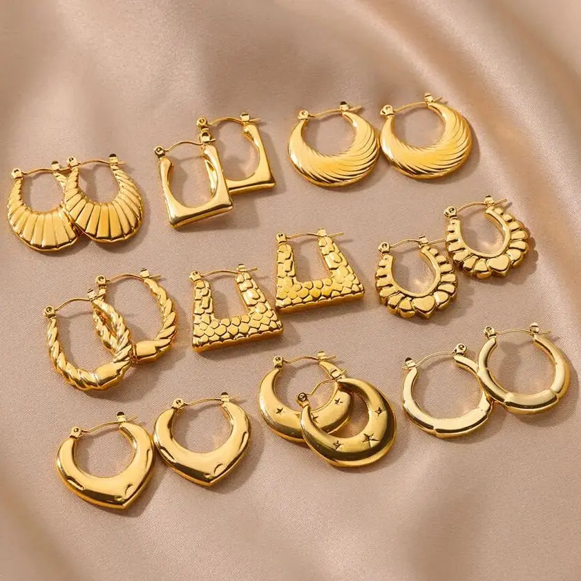 Chunky Round Earrings