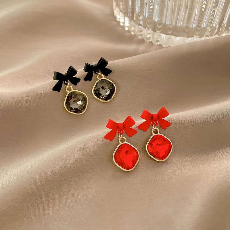 Bowknot  Square Bow Earrings