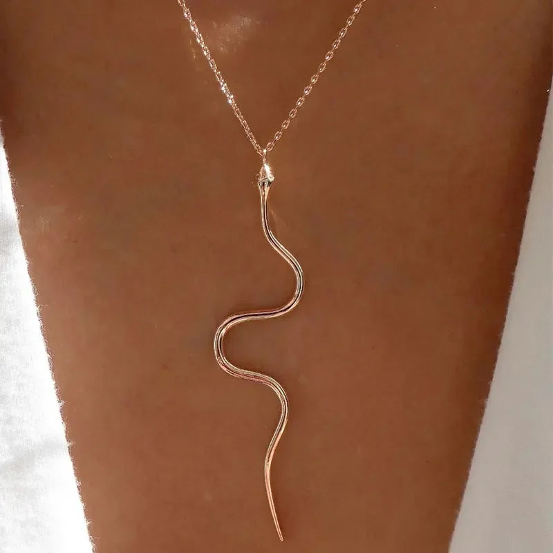 Snake Pendant Necklace