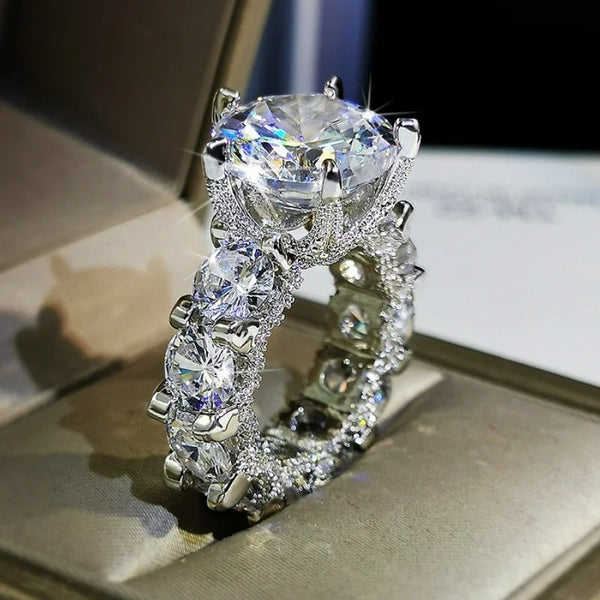Luxury Designer Crystal Zircon Rings