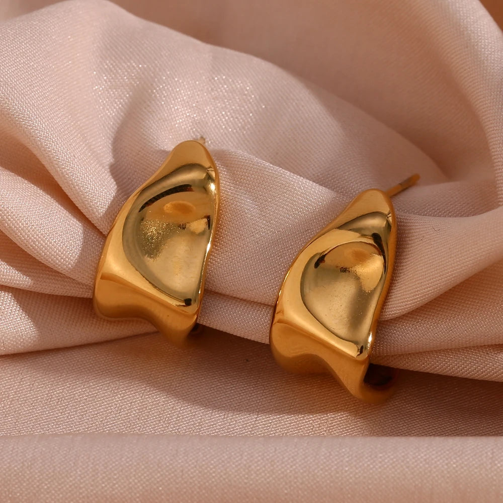 Trapezoid Shape Earrings