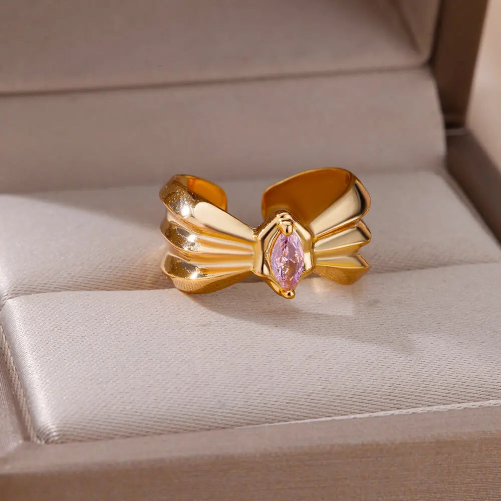 Delicate Crystal Ring