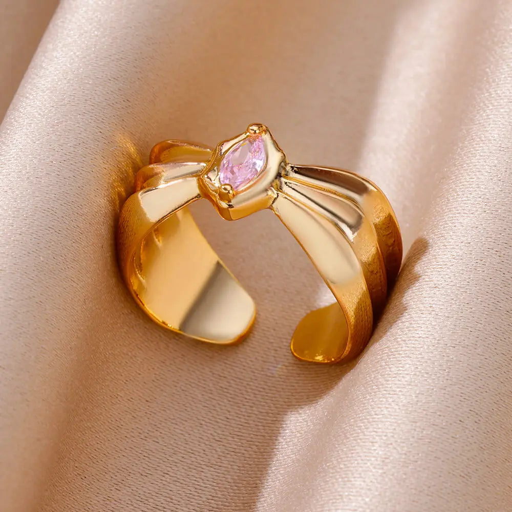 Delicate Crystal Ring