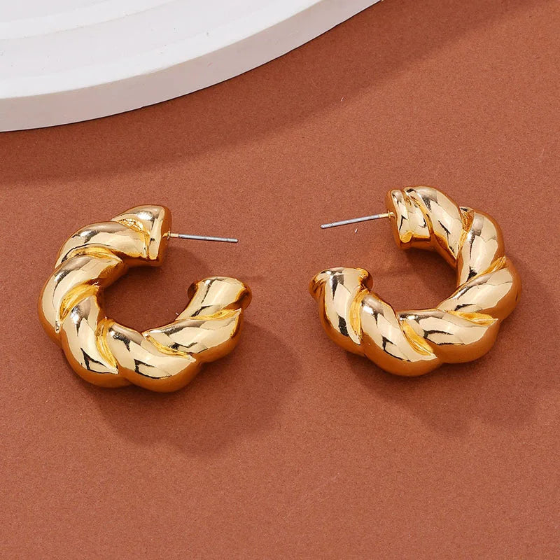 Twists Hoop Earring