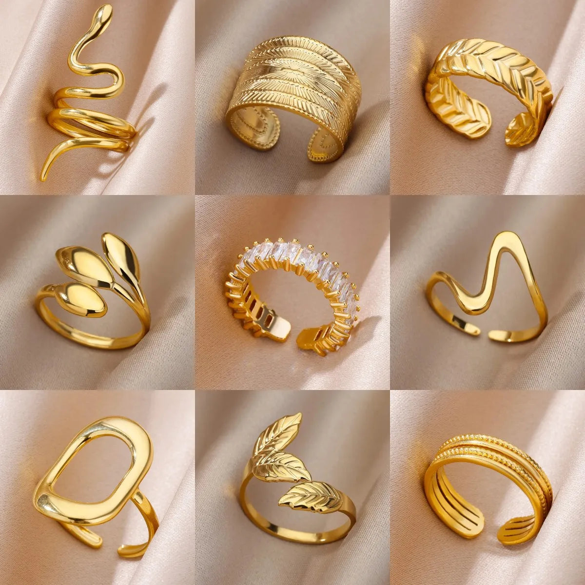 Hollow Out Rings