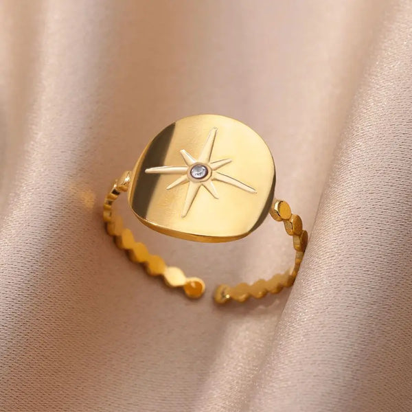 Vintage Pentagram Star Ring