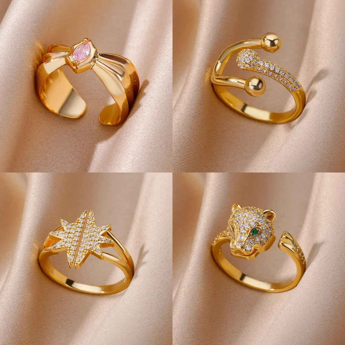 Delicate Crystal Ring