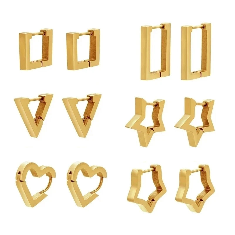 ZHUKOU hoop earrings
