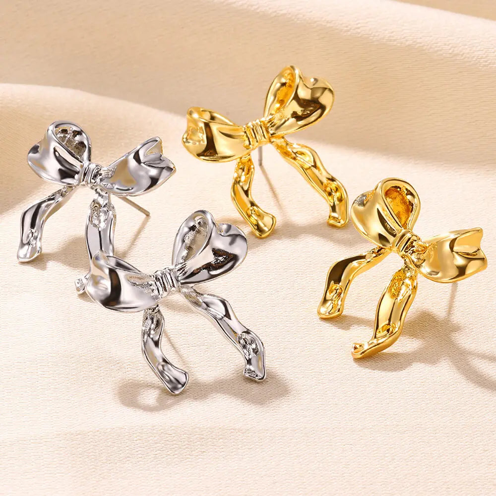 Bow Stud Nail Earring