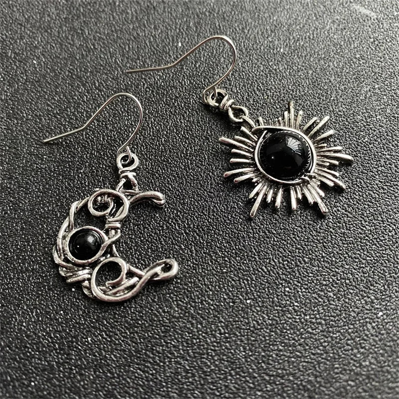 Sun And Moon Earrings