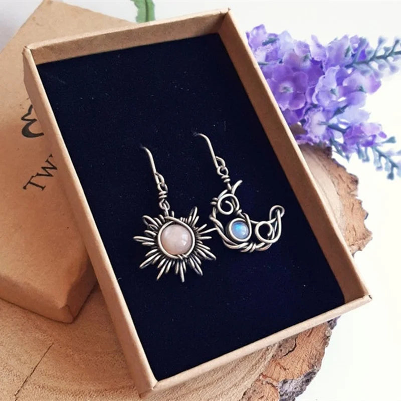 Sun And Moon Earrings