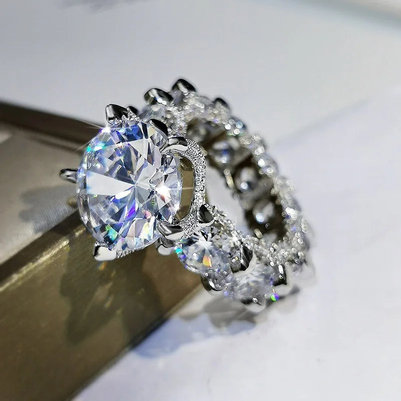 Luxury Designer Crystal Zircon Rings