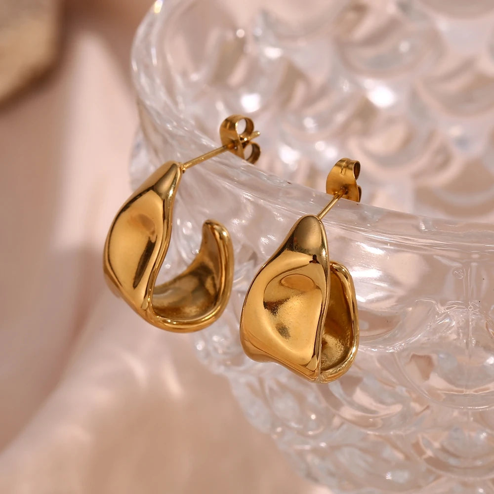Trapezoid Shape Earrings