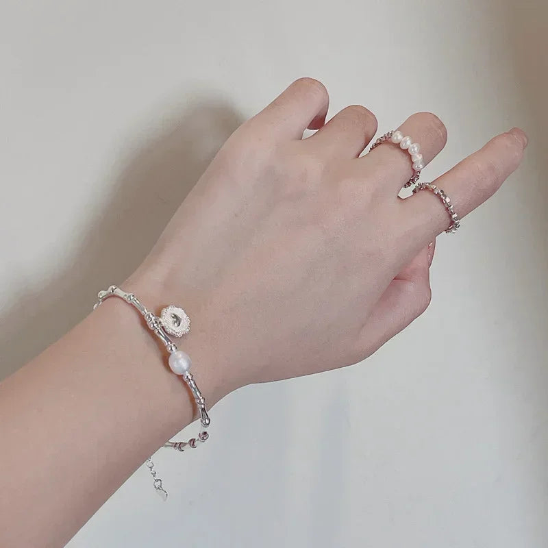 Partial Pearls Knots Bracelet