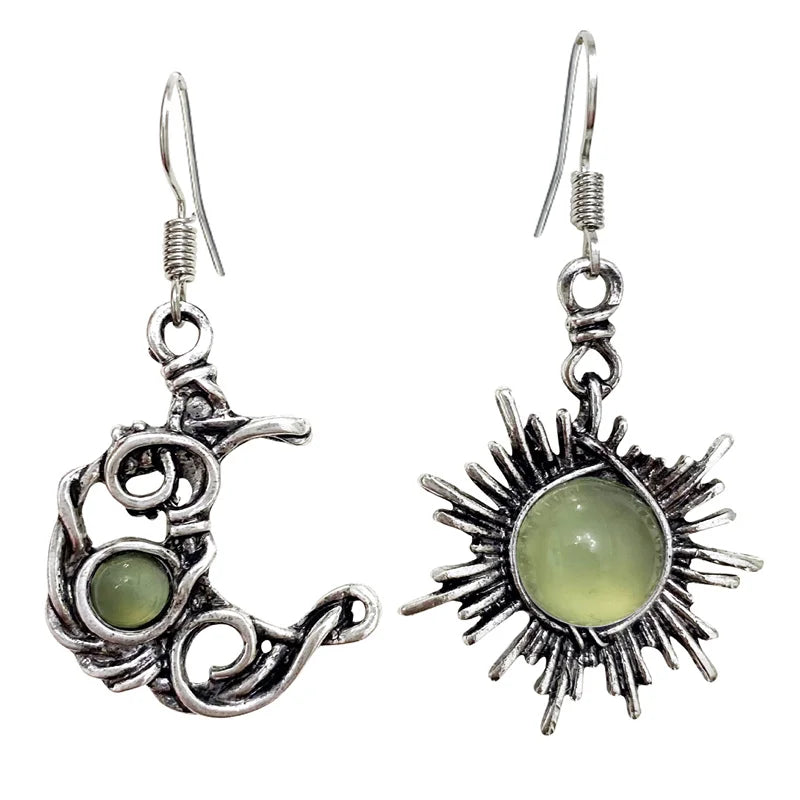Sun And Moon Earrings