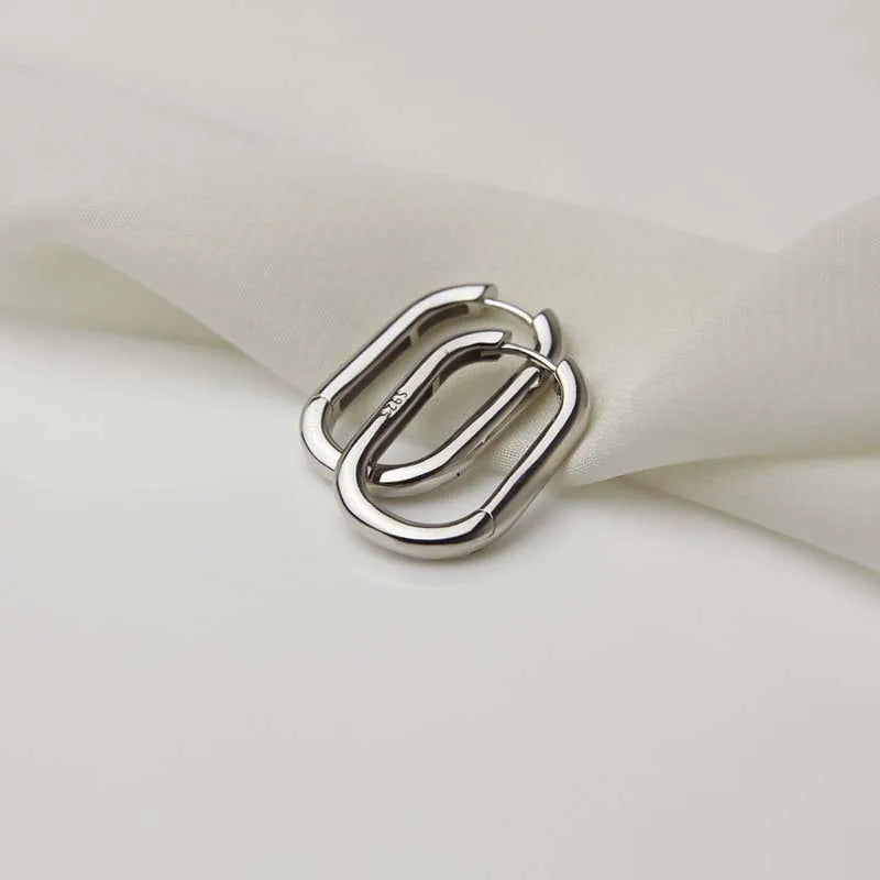 U-Shape Hoop Earrings