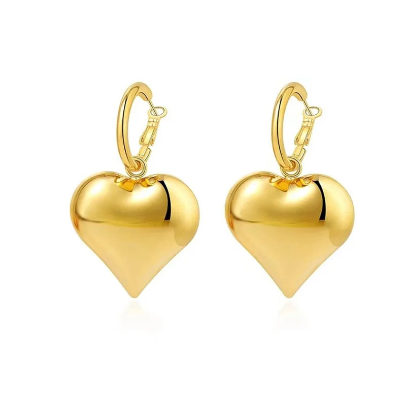 Chunky Dome Drop Earrings