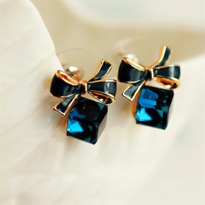Bowknot  Square Bow Earrings