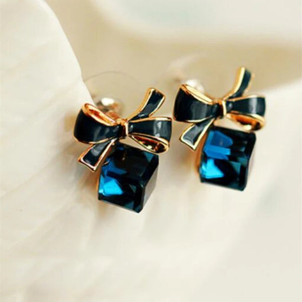Bowknot  Square Bow Earrings