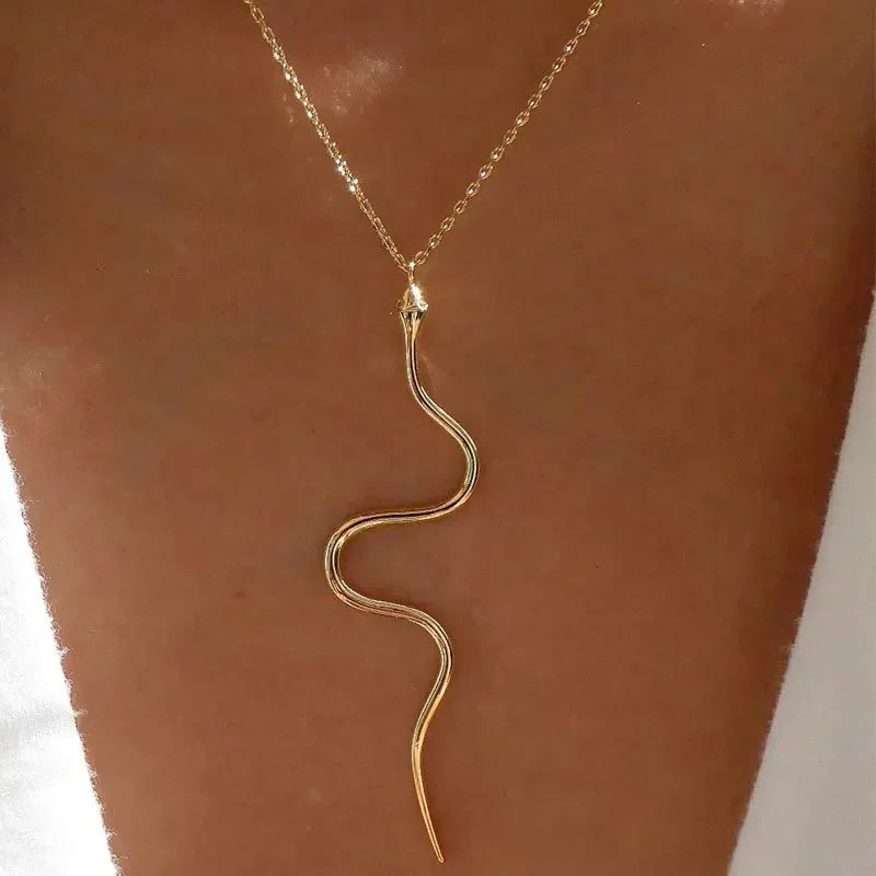 Snake Pendant Necklace