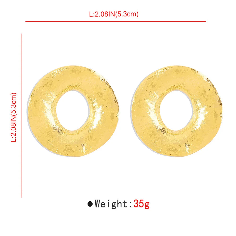 Large Circle Earrings