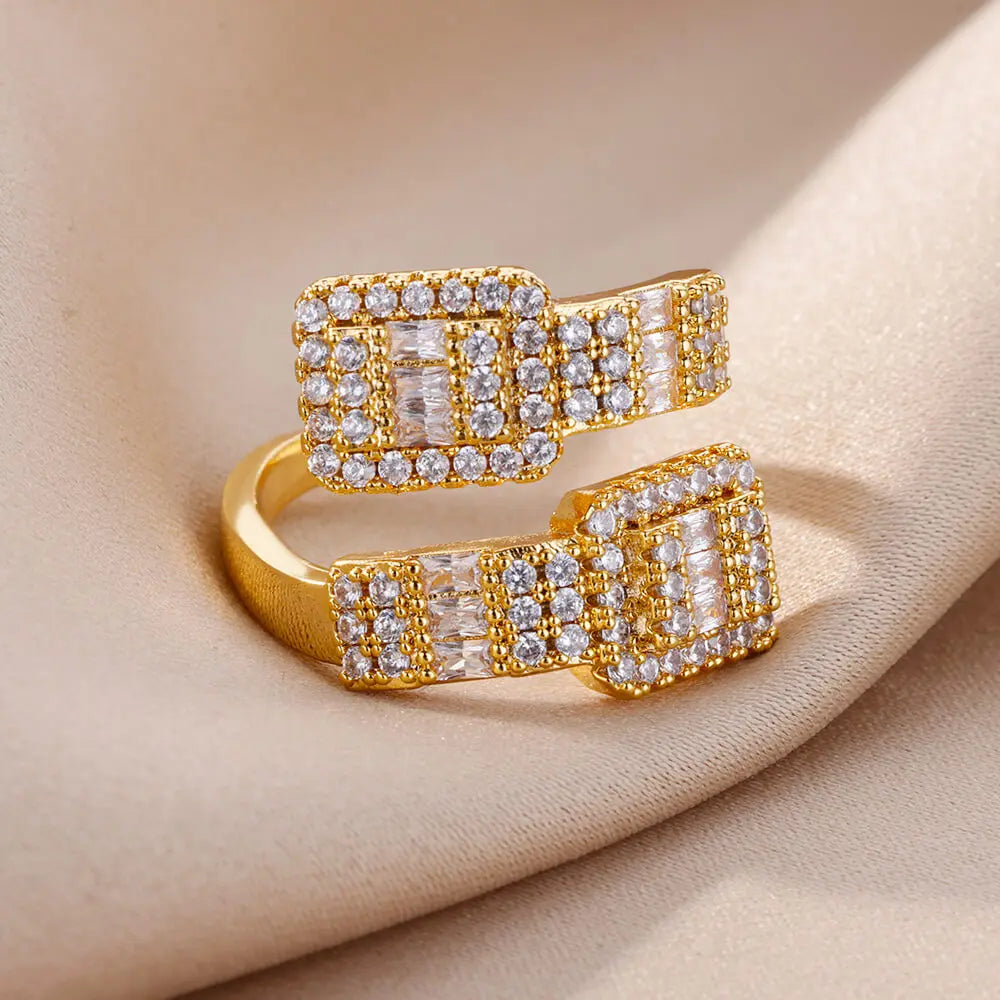 Colorful Zircon Ring