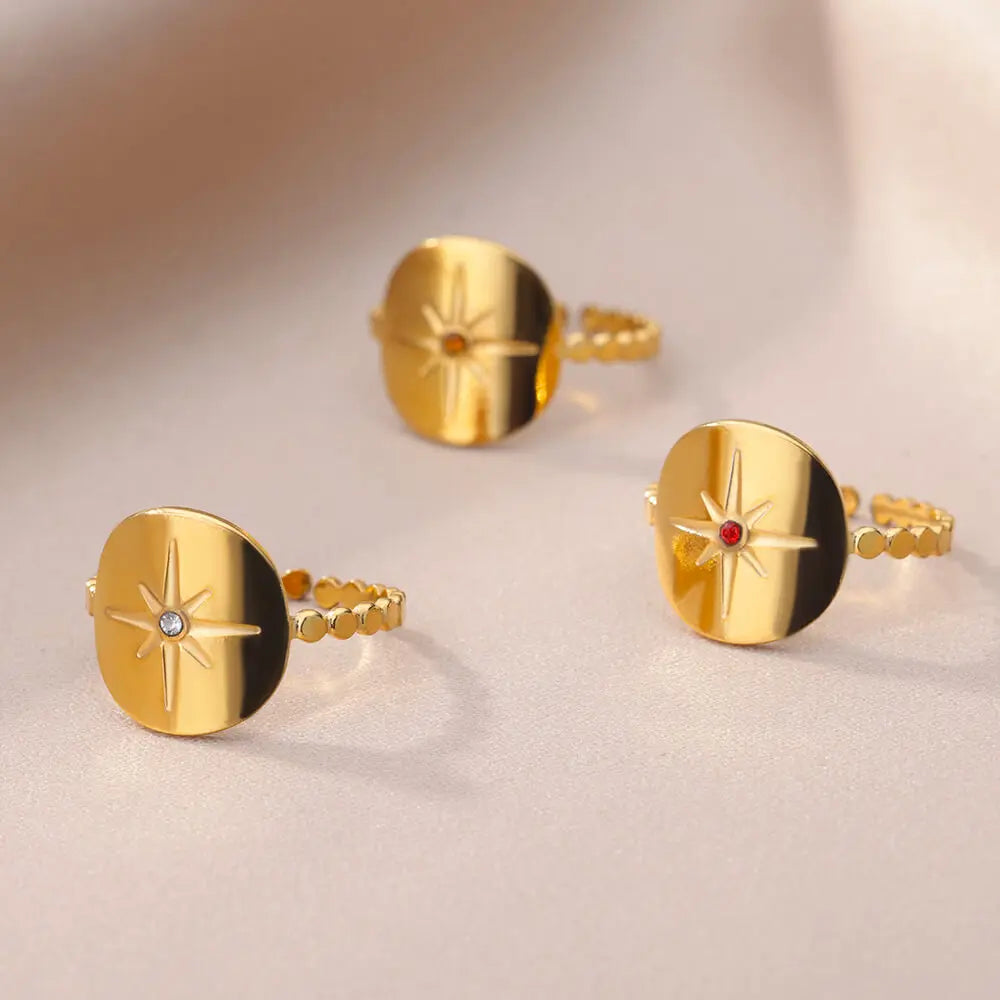 Vintage Pentagram Star Ring