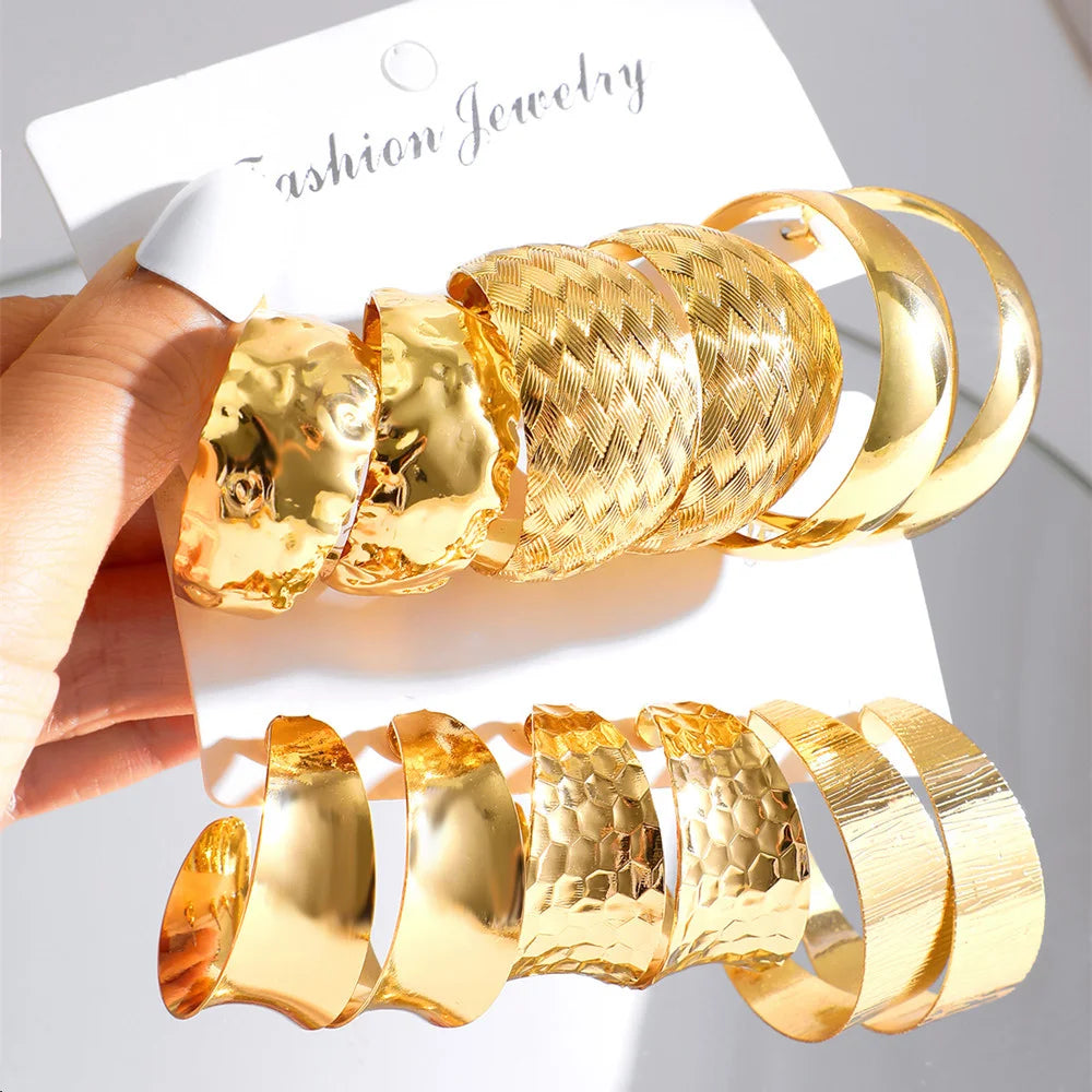 Big Circle Hoop Earrings