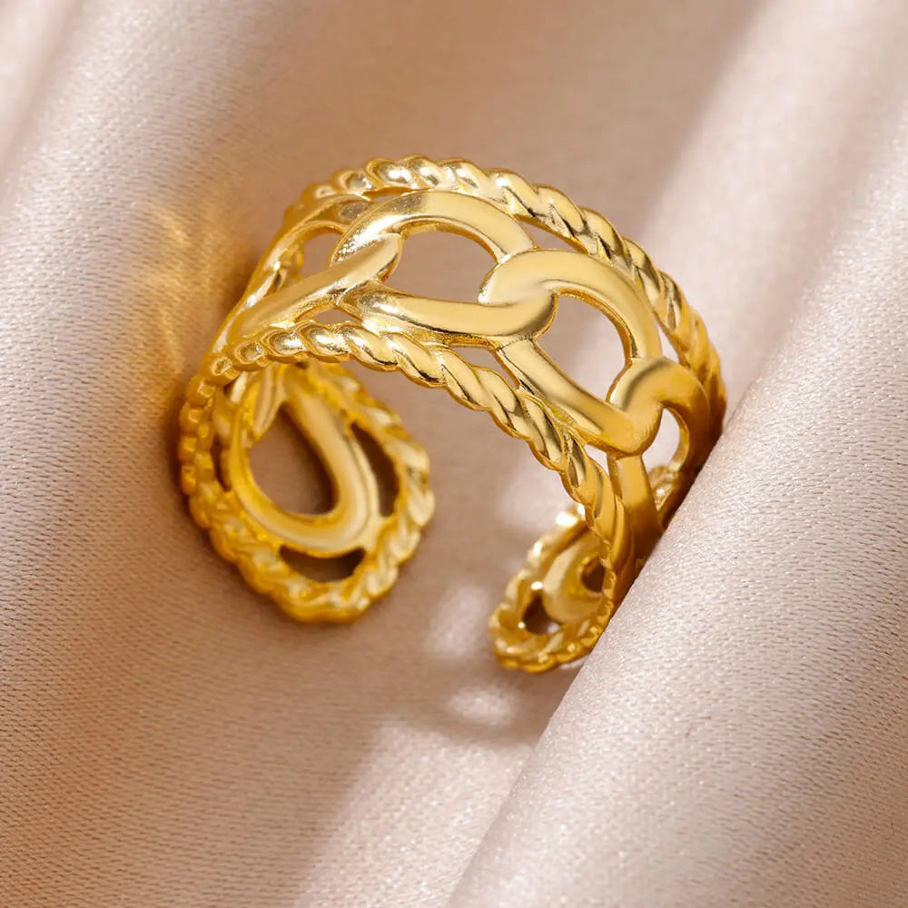 Braid Wide Ring