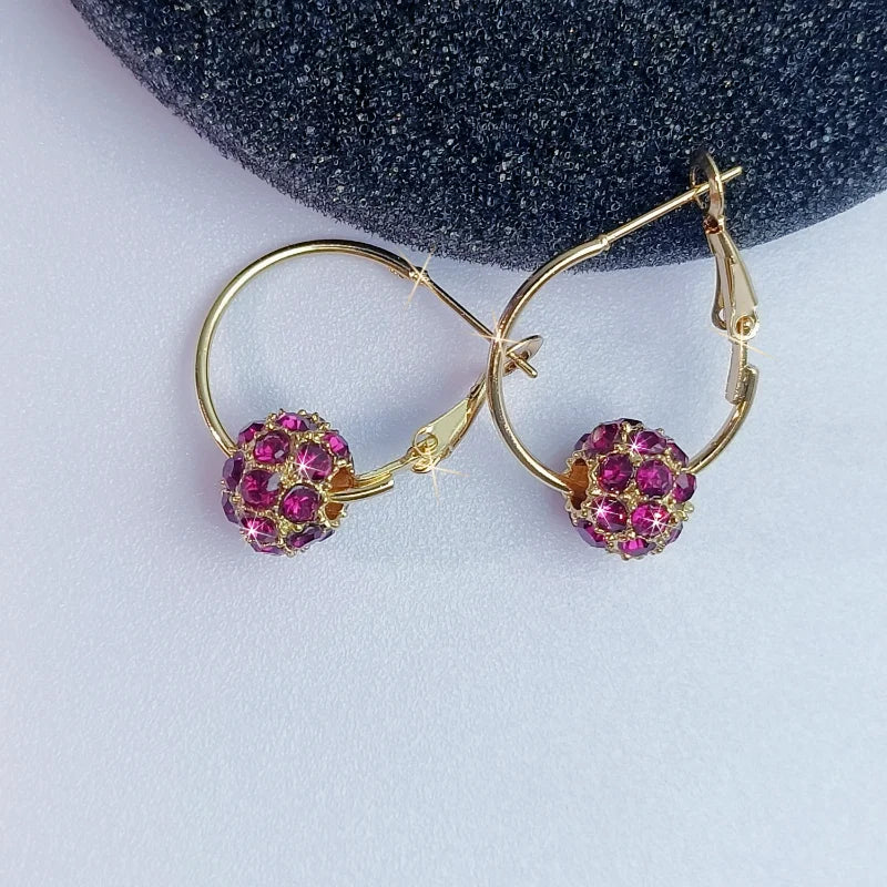 Zircon Pendant  Shiny Earrings