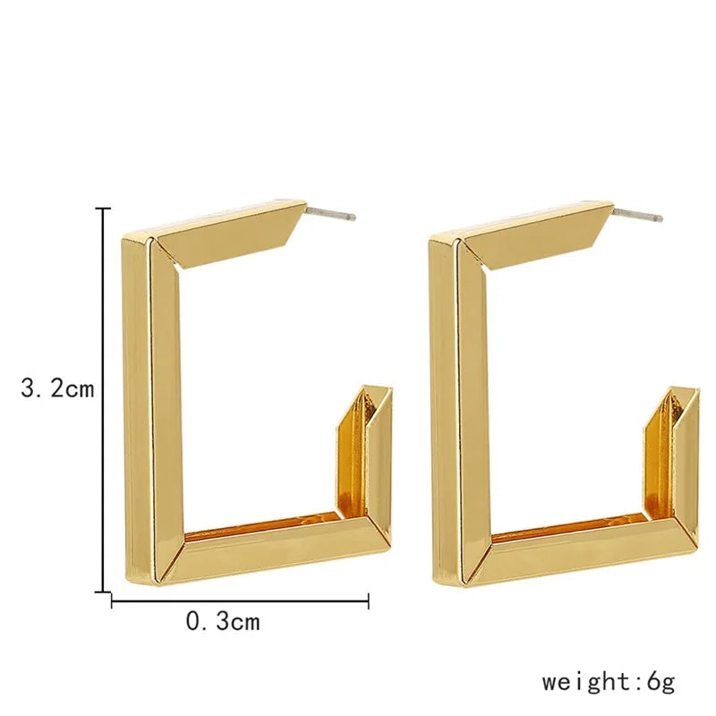 Minimalist Square Earrings