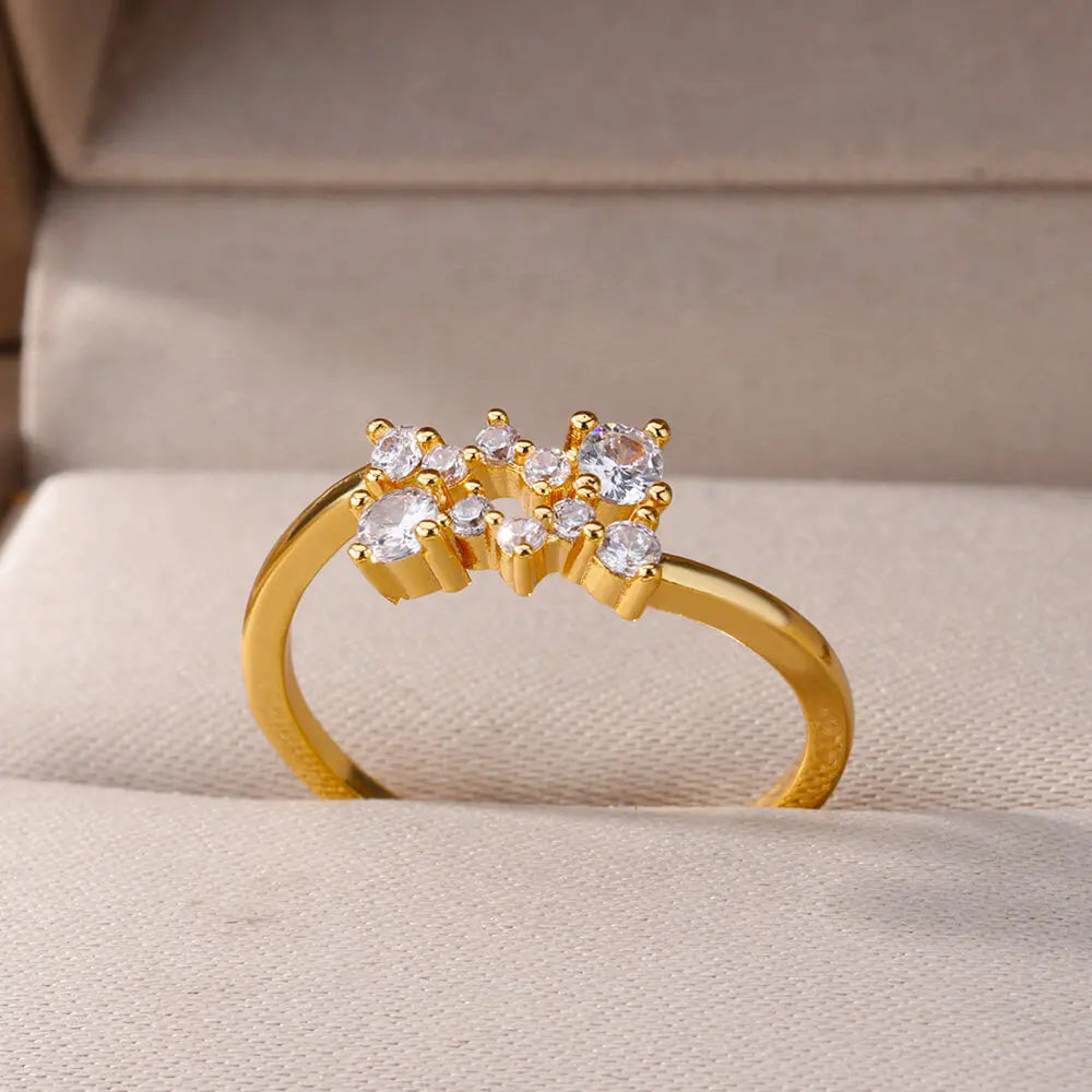 Colorful Zircon Ring