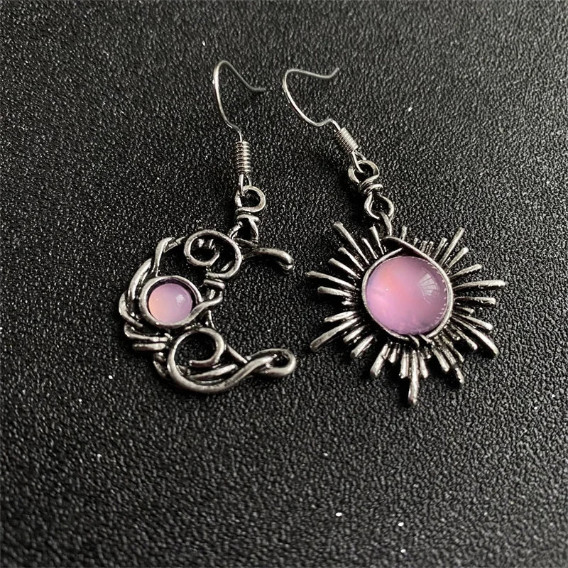 Sun And Moon Earrings