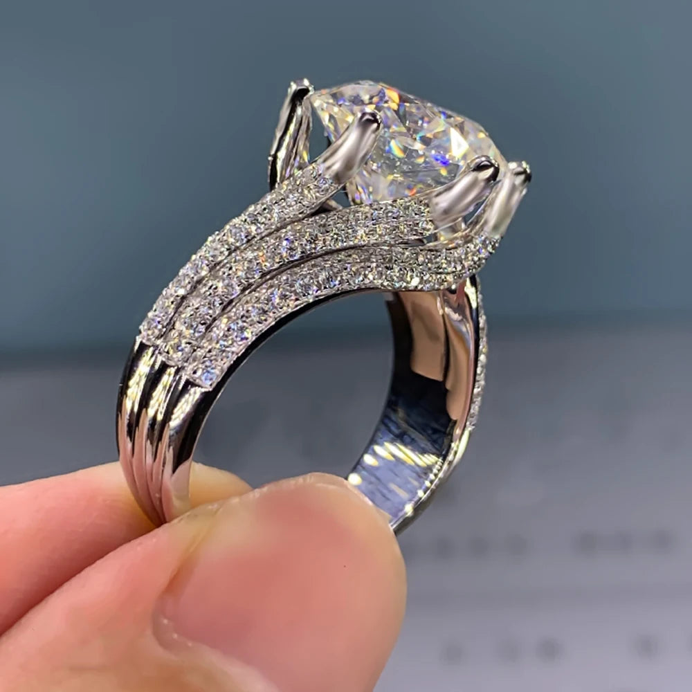 Huitan Cubic Zirconia Wedding Bands Ring