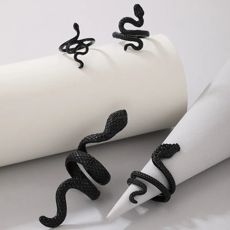 Vintage Long Snake Ring