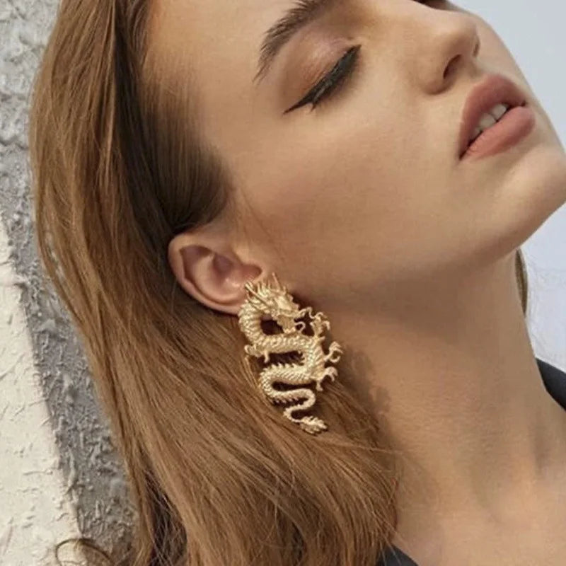 Dragon Stud Earrings