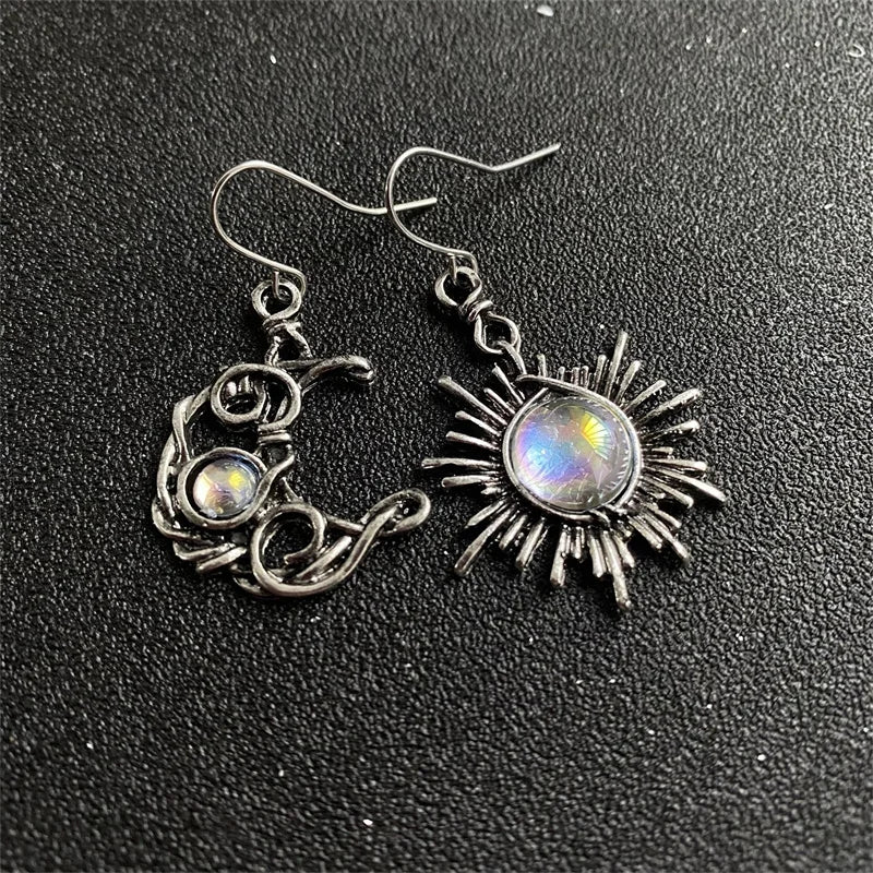Sun And Moon Earrings