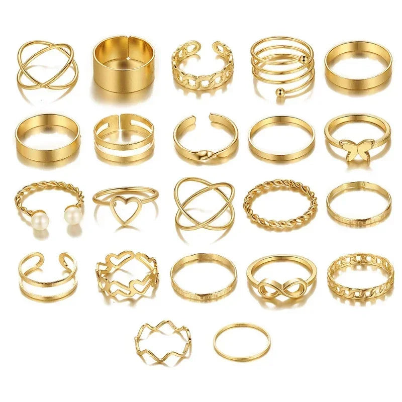 22 Sets Of Rings Butterfly
