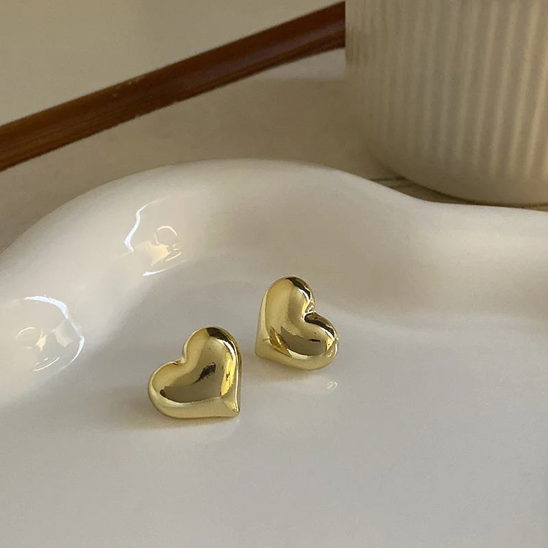 Heart Stud Earrings