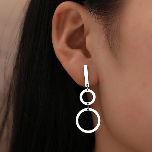 Circle Gothic Earrings