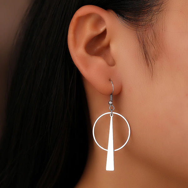 Big Round Stick Earrings