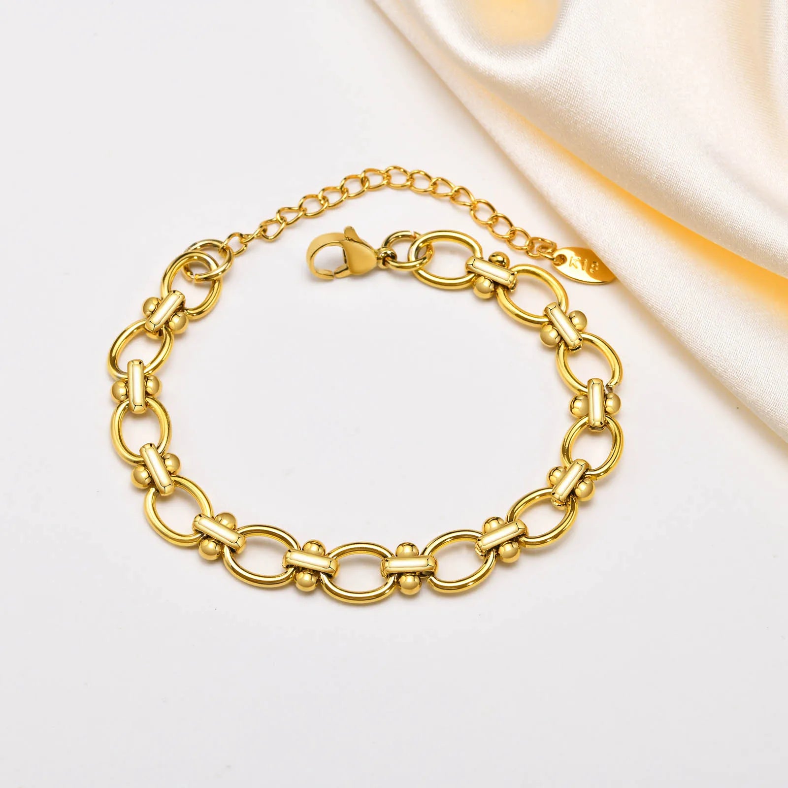 Statement Stainless Steel Chain Bracelet